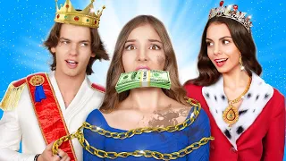 Chica Pobre en una Familia Real | De la Quiebra a la Transformación a Princesa