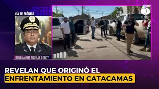 Revelan que originó el enfrentamiento entre policías y grupo armado en Catacamas