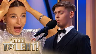 ZŁOTY PRZYCISK dla młodego śpiewaka pop-operowego! 🔥 I Mam Talent!