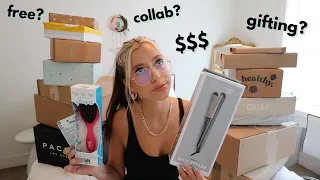 what it's really like getting PR from brands (PR unboxing)