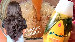 AÑADÍ ESTO AL CHAMPÚ Y MI CABELLO CRECIÓ RÁPIDO Y SIN CAÍDA💯