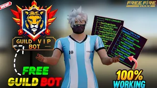 Free Fire Guild Bot After OB52 Update 🤖 | Free Fire Guild Bot Setup 100% Free (Working Today)
