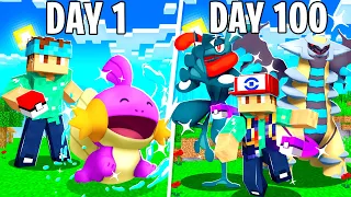 I Spent 100 DAYS as a SHINY HUNTER in PIXELMON! (Pokémon in Minecraft)