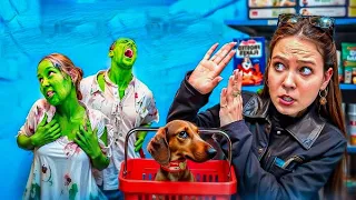 SHOPPING MALL CHALLENGE WITH ZOMBIES!!!
