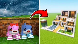 Construí la CASA DE SUEÑO de mis TRALALERITOS en MINECRAFT 🏠✨