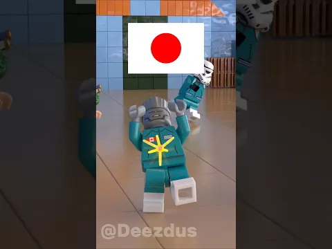 People from different countries get shot in squid game #lego