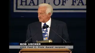 Bob Uecker's Baseball Hall of Fame Speech: 'Baseball was the only way I wanted to go' ⚾️