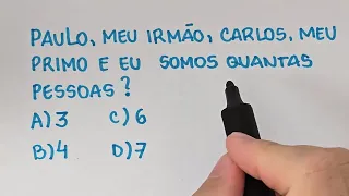 Raciocínio Lógico - Questão de Psicotécnico