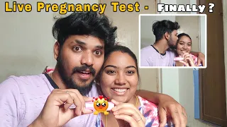 Live Pergnancy Test - Result ? Update #aswincharu #couplegoals #pregnancy #trending #family #love