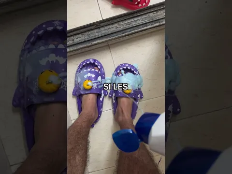 ¡Le cayó shampoo a mis Sharklas y se despintaron! 😭🦈
