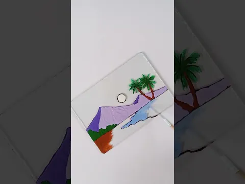 Sunset glass panting #shorts #trending