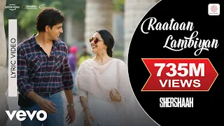 Raataan Lambiyan - Lyric Video | Shershaah | Sidharth, Kiara | Tanishk B. | Jubin | Asees