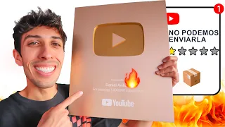 Pedí la placa de 1 millón con un emoji