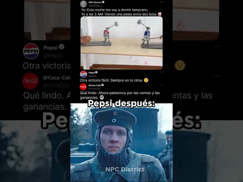 Pelea de latas Coke vs Pepsi 🥤🍿