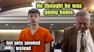 Defendant SENTENCED to WAY MORE TIME than EXPECTED