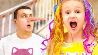 Милана и папа - веселые истории 2021
