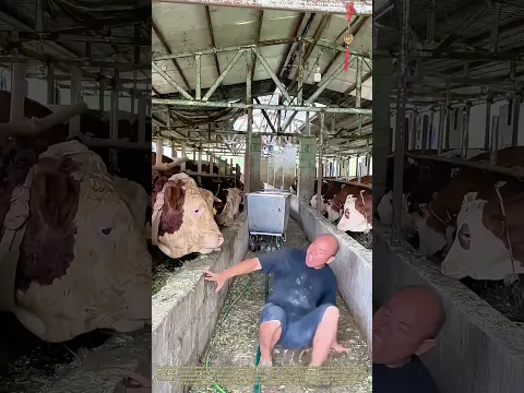 Playful Steer, Toppled Farmer: When Cattle Misread Lunchtime Signals