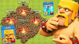 مجنووون يمسح تاون14 بــ 500 بربري مع استنساخ !!! 😱🔥