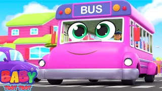 The Wheels On The Bus | Nursery Rhymes and Bus Song for Kids | Kindergarten Songs for Babies
