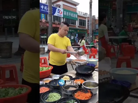 【大陸】唯快不破！廣東廣州小吃店主炒粉手法好似在練武功