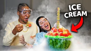 My Wife Makes Korean Ice Cream For The First Time