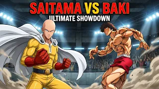 Saitama vs Baki 🔥 One Punch God Meets Hanma Baki | Full Video