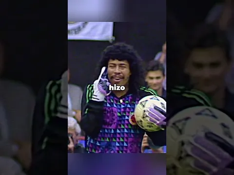 La atajada imposible de Higuita 🦂 #futbol #RenéHiguita #Escorpión #Colombia #Inglaterra #Wembley