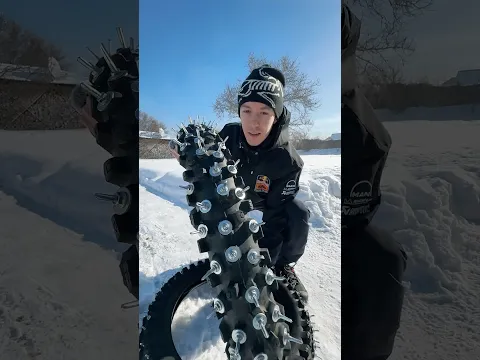 How to make studded enduro tires ASMR 🧊