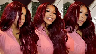 How to Dye Hair Perfect Red/Burgundy | No Bleach & Beginner Friendly