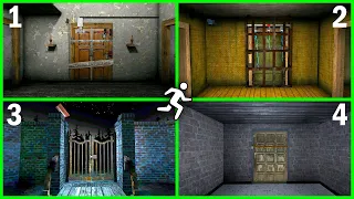 Granny 1 2 3 4 All Door Escape..😂🔥| granny grandpa game video | granny wala game definition ग्रैनी