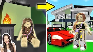 VAN ARM NAAR RIJK in BROOKHAVEN (met mijn ZUSJE!) || Let's Play Wednesday