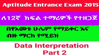Aptitude Entrance Exam Solution October 2015, part 2