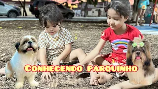 Conhecendo parquinho novo - Por Dom Agarh
