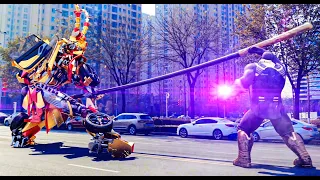 Thanos VS.Transformer WuKong!齐天大圣孙悟空大战灭霸！