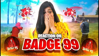 Badge99 Is Op Entertainer 😍|| Reaction On Badge99 || Garena Free Fire || @Badge99ff