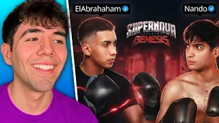 Reaccionando a ABRAHAM vs NANDO (PELEA DE BOX EN SUPERNOVA) 🔥