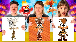 QUEM COLORIR MELHOR SEU DESENHO DO DIVERTIDAMENTE VENCE ! *Nivel Difícil