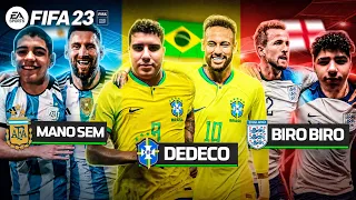 COPA do MUNDO mas cada UM com SELEÇÃO DIFERENTE! FIFA 23