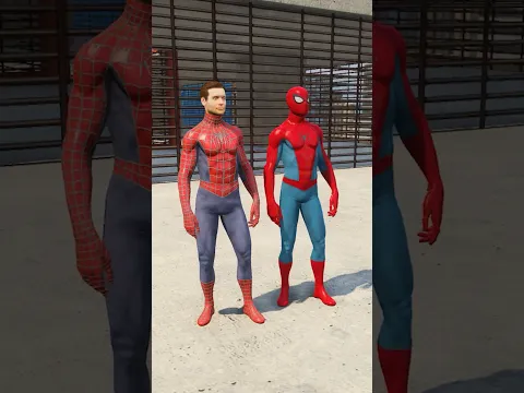 Iron Man and Spider Man - Team #shorts