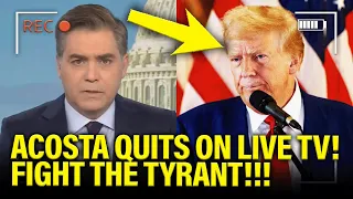 CNN Anchor QUITS ON LIVE TV over Network OBEYING Trump