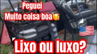 OLHA O QUE TEM NO LIXO NOS ESTADOS UNIDOS 🇺🇸 Mineirinha #lixoamericano #mineirinha