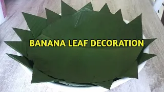 TUTORIAL MENGHIAS TAMPAH UNTUK TUMPENG DENGAN DAUN PISANG