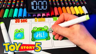 Drawing Lilypad in [30 sec. 3 min. 10 min] from Toy Story 5