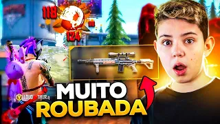 ME SURPREENDI COM O DANO DESSA ARMA!! FREE FIRE