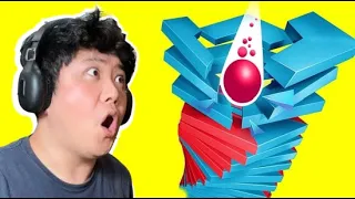 크레이지 그린보이 스택볼 라이브 게임 @crazygreenboy Stack ball gaming live now