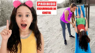 Valentina em Regras de Conduta para Crianças no Parquinho - and Rules of Conduct