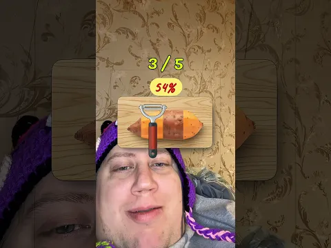 A gamer cuts potatoes 😮 This game has me stressed 😰
