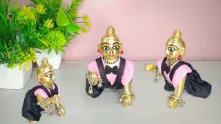 Sidhi Patti se banae 4, 5 no. ke Laddu Gopal ji ka JUMPSUIT || Summer dress
