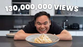 10-Minute Light Fettuccine Alfredo w/ Ghee and Labneh | How to Make My Most Viral Dishes