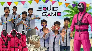 Holi Task in Squid game 🎭😱 | Mr Vilayati |